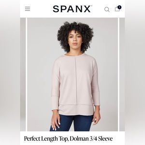 Spanx: Perfect Length Top, Dolman 3/4 Sleeve